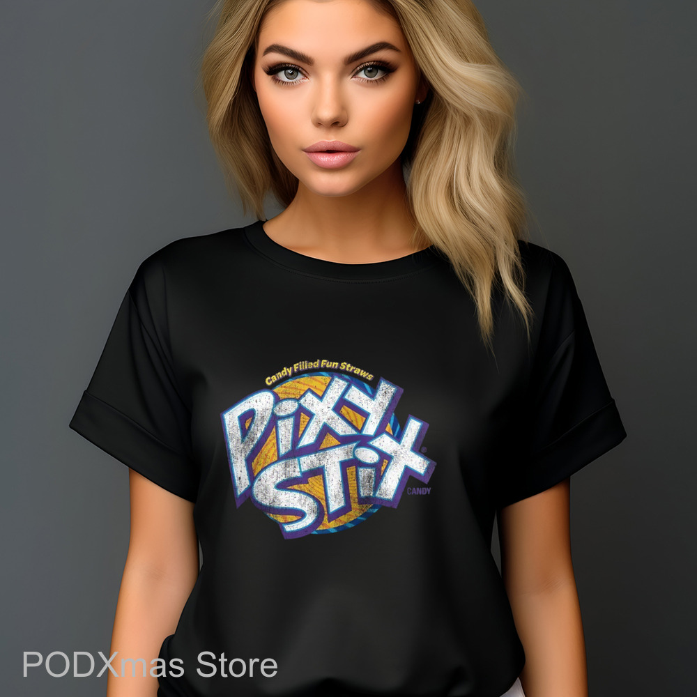 Candy Filled Fun Straws Pixy Stix Vintage Shirt