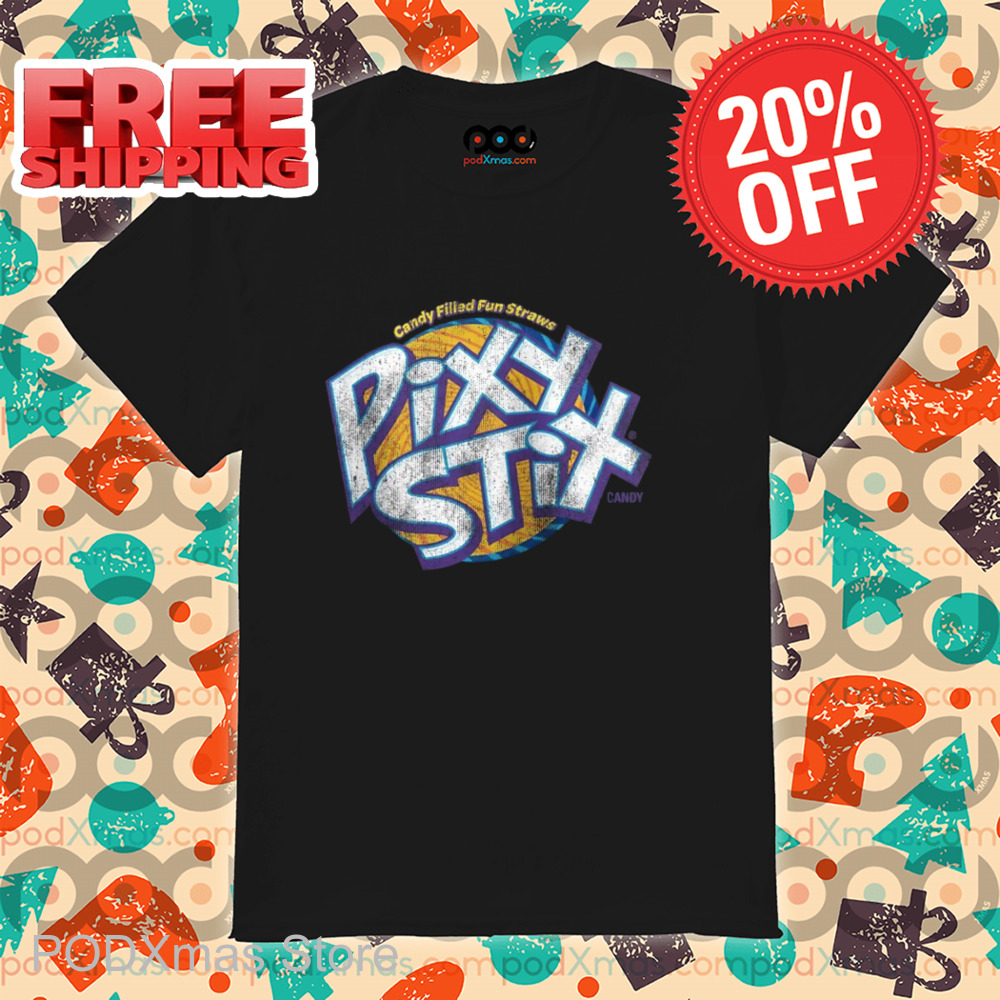 Candy Filled Fun Straws Pixy Stix Vintage Shirt