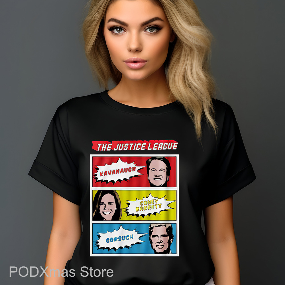 Cartoon The Justice League Kavanaugh Coney Barrett Gorsuch Shirt