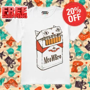 Cat Cigarette Meobro Shirt