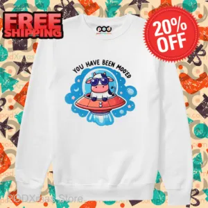 Cow UFO You Have Been Moo'ed 2024 Shirt