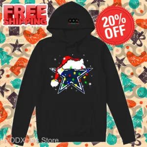 Dallas Cowboys Santa Hat Christmas 2024 Shirt