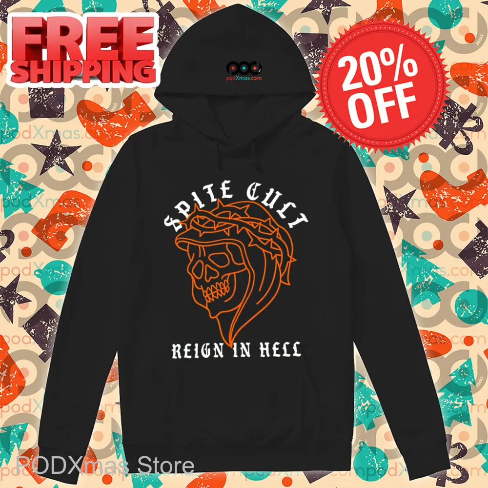 Death Jesus Crown Spite Cult Reign In Hell Shirt