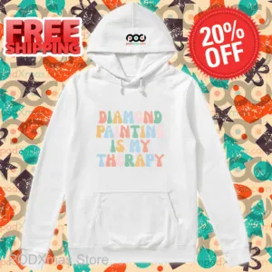 Diamond Painting Is My Therapy Retro 2024 Shirt