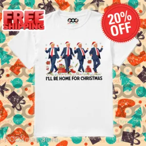 Donald Trump I'll Be Home For Christmas 2024 Shirt