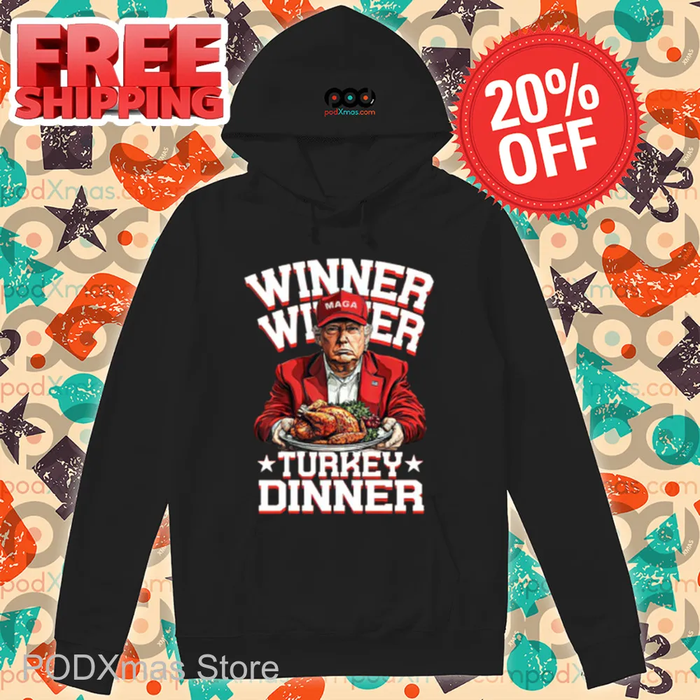 Donald Trump Maga Winner Turkey Dinner Thanksgiving 2024 Shirt