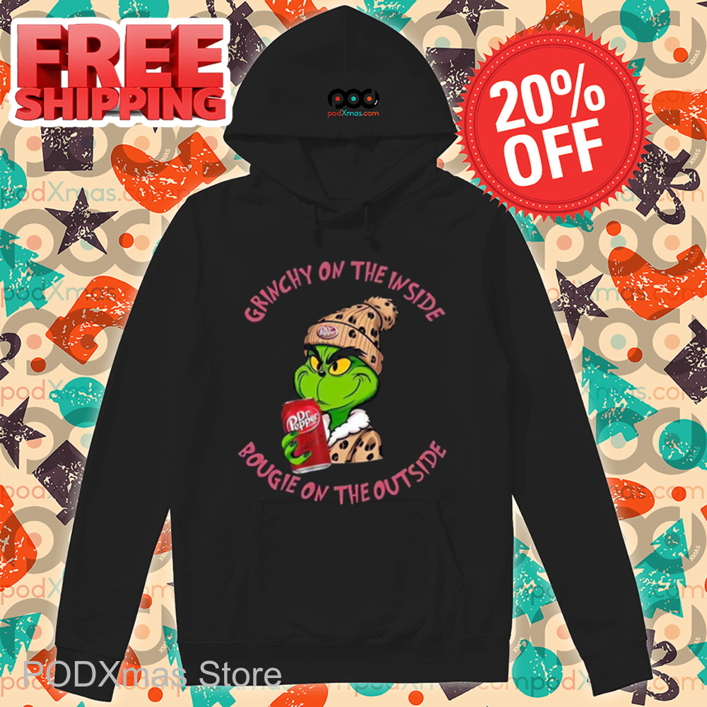 Dr Pepper Grinchy On The Inside Bougie On The Outside Christmas 2024 Shirt Dr Pepper Grinchy On The Inside Bougie On The Outside Christmas 2024 Shirt