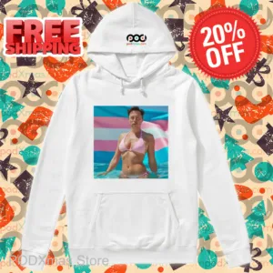 Elon Musk Bikini Trans Flag Shirt