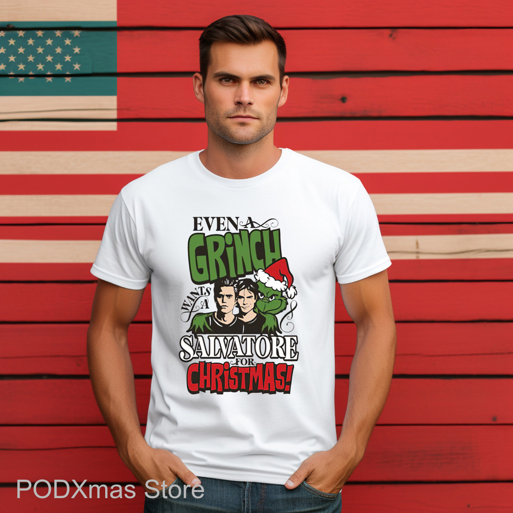 Even A Grinch Wants A Salvatore For Christmas 2024 Shirt