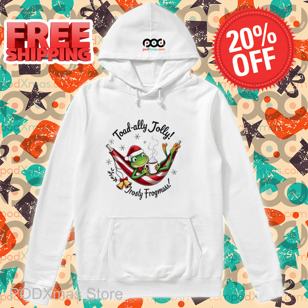 Frog Toad-Ally Jolly Frosty Frogmass Shirt
