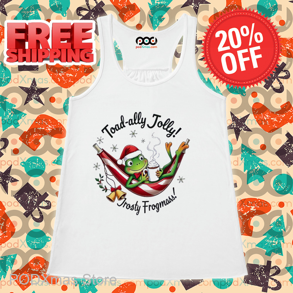 Frog Toad-Ally Jolly Frosty Frogmass Shirt