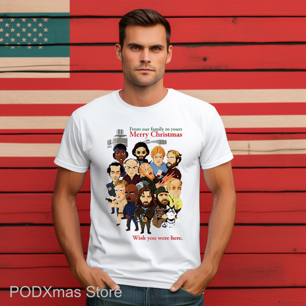 From Our Family To Yours Merry Christmas Wish You Were Here Shirt
