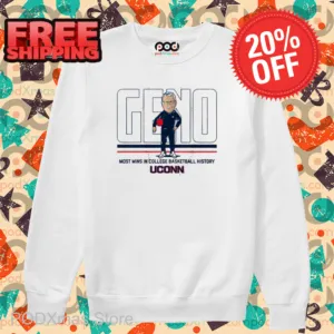 Geno Most Wins In College Basketball History UCONN Shirt
