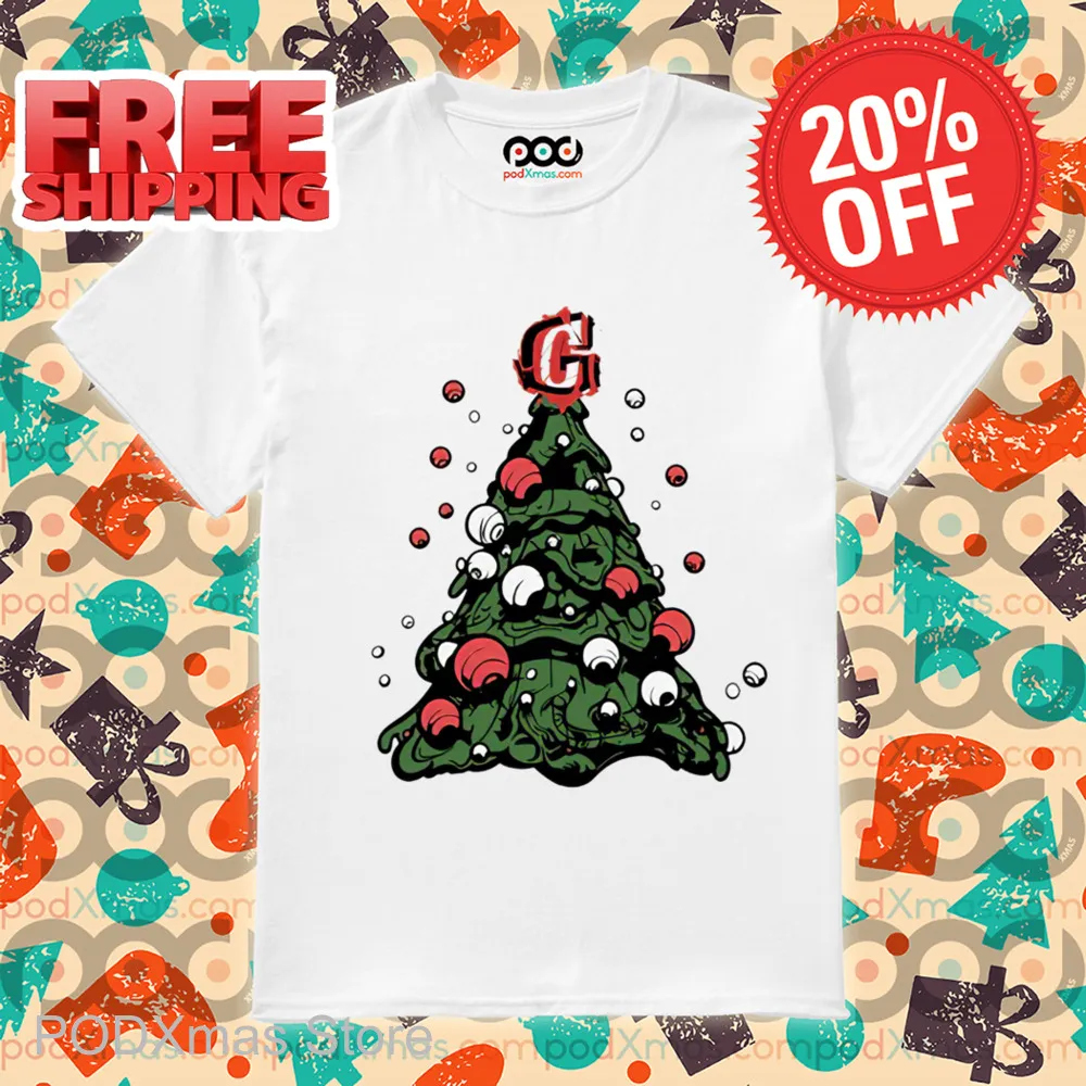 Graffiti Pine Tree Christmas 2024 Shirt