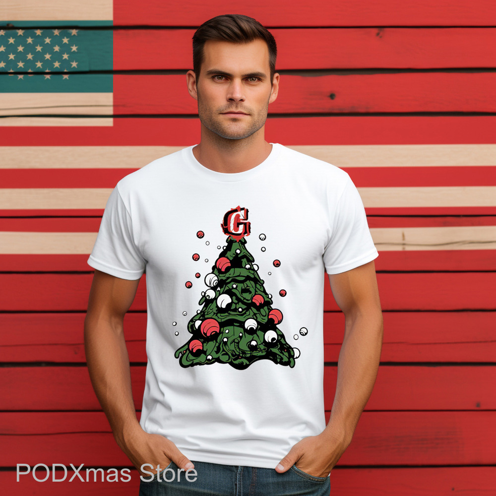 Graffiti Pine Tree Christmas 2024 Shirt