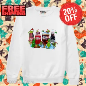 Grinch Dr Pepper Cup Christmas 2024 Shirt