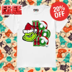 Grinch Face Ho Ho Ho 2024 Christmas SHirt