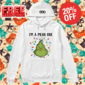 Grinch Face I'm A Mean One Christmas 2024 Shirt