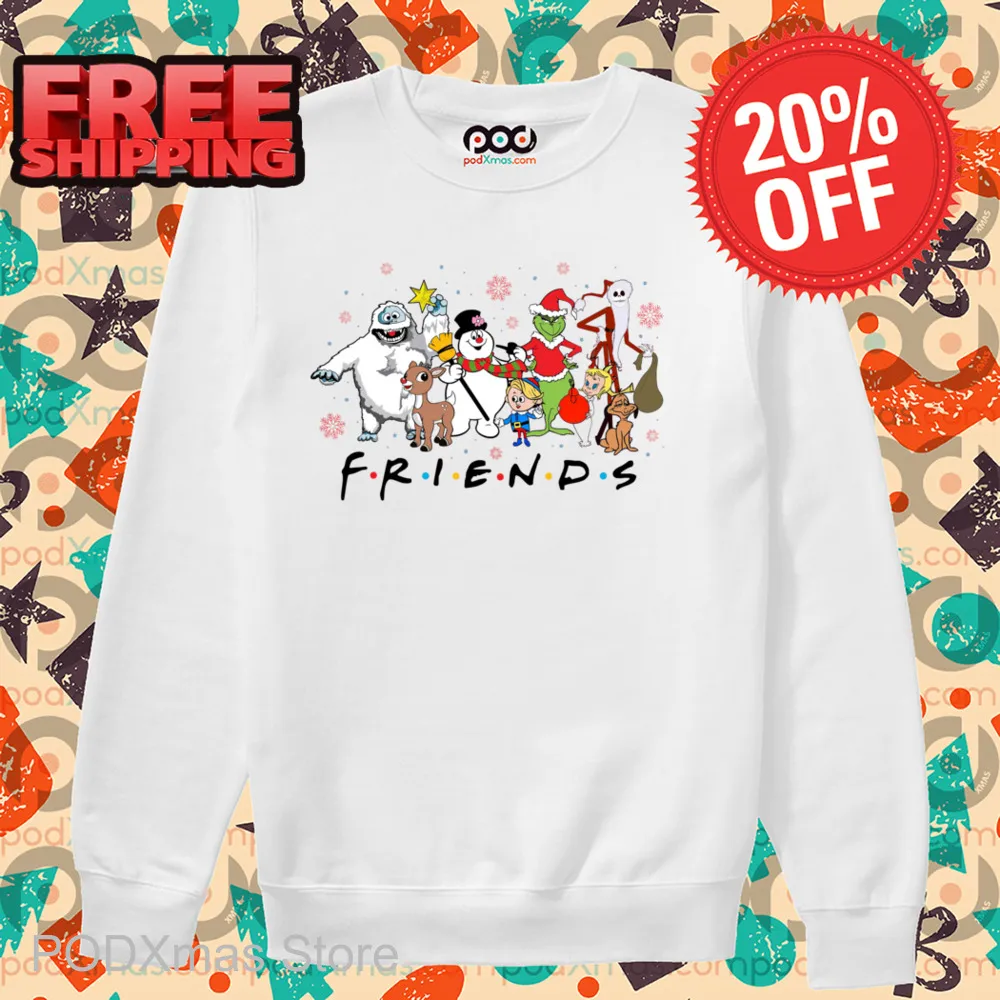 Grinch Snowman Friends Christmas 2024 Shirt