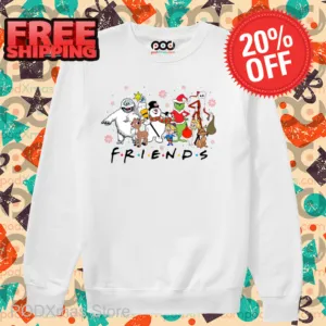 Grinch Snowman Friends Christmas 2024 Shirt