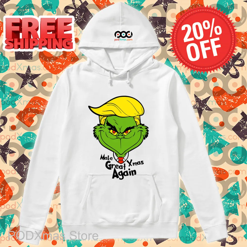 Grinch Trump Make Great Xmas Again 2024 Shirt