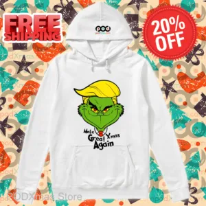 Grinch Trump Make Great Xmas Again 2024 Shirt