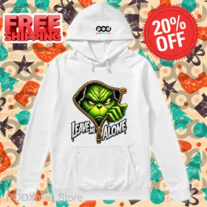 Grinch Zip Leave Me Alone Shirt