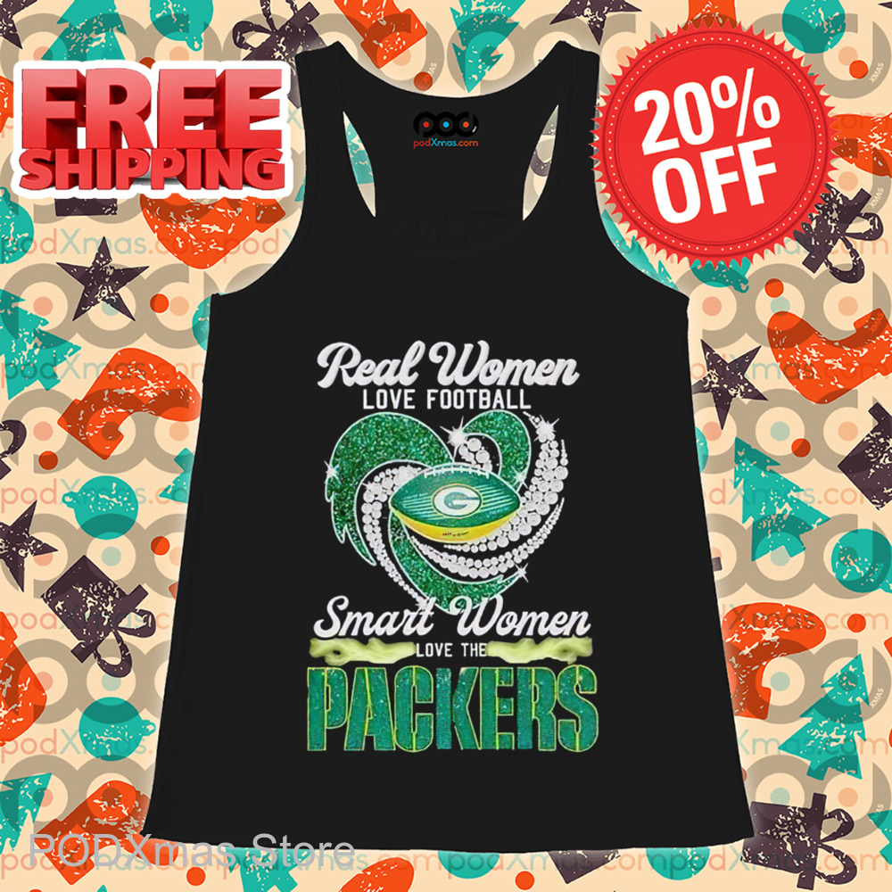 Heart Real Women Love Football Smart Women Love The Packers 2024 Shirt Heart Real Women Love Football Smart Women Love The Packers 2024 Shirt
