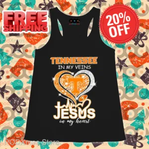 Heart Tennessee In My Veins Jesus In My Heart 2024 Shirt