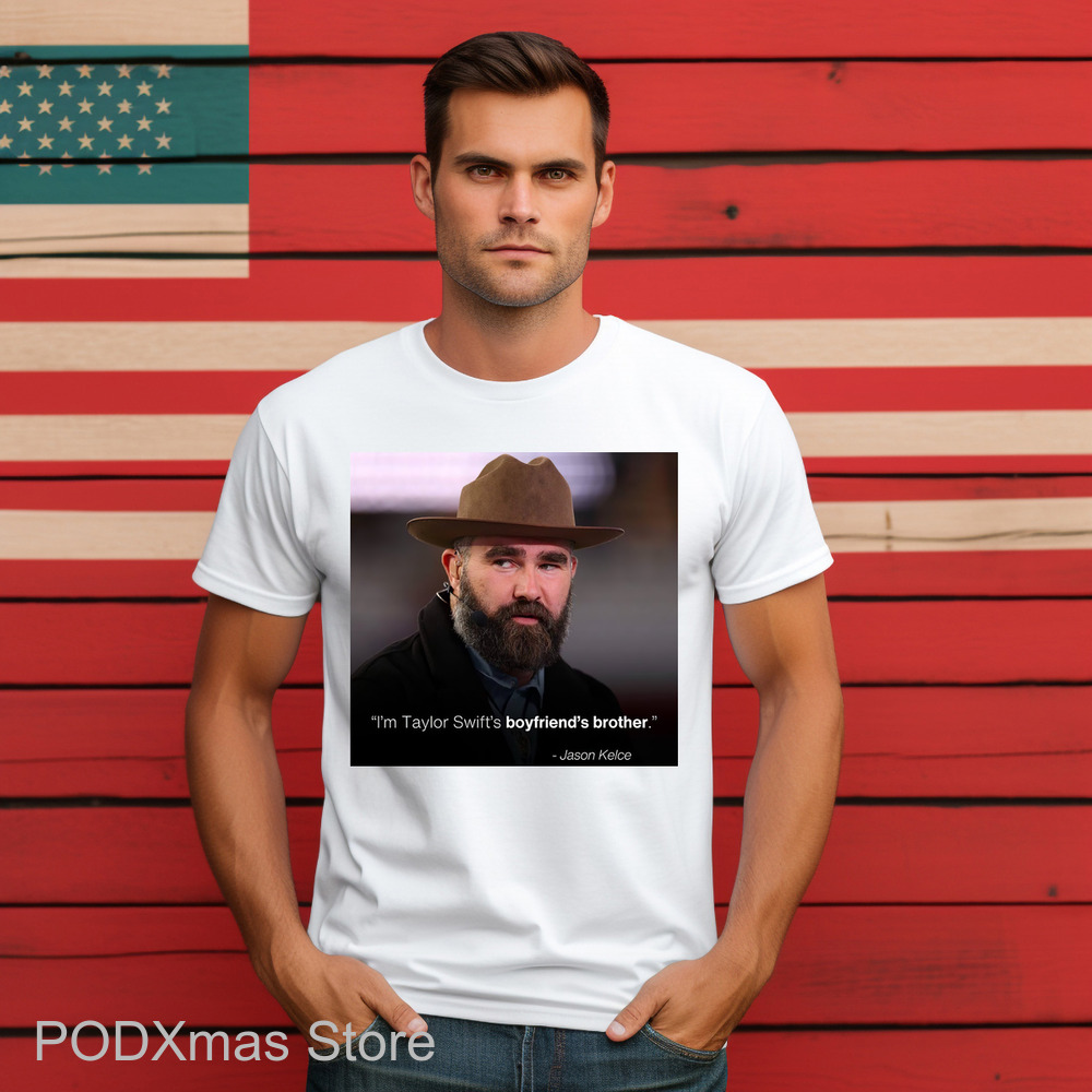 Jason Kelce In Taylor Swift's Boyfriend's Brother Shirt