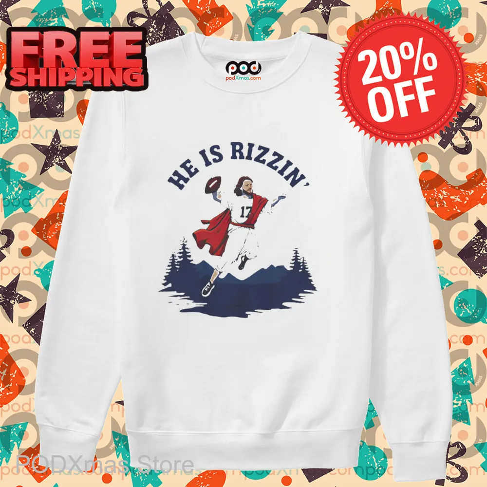 Jesus Basketball He Is Rizzin 2024 Shirt