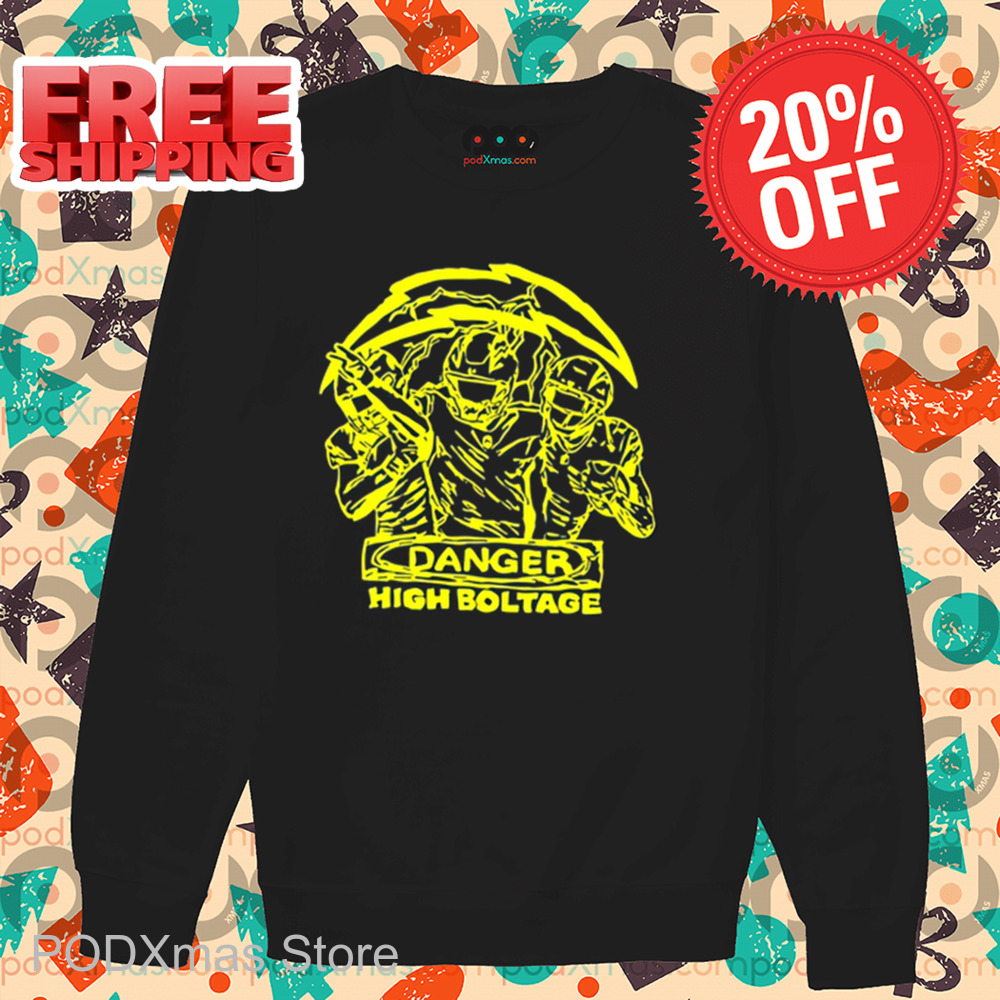 Los Angeles Chargers Danger High Voltage Shirt