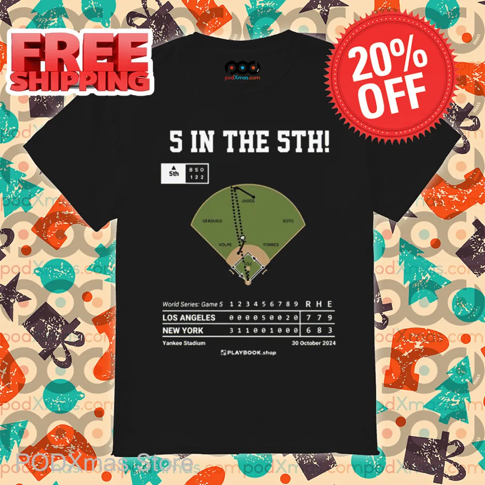 Los Angeles Dodgers 5 In The 5th Shirt