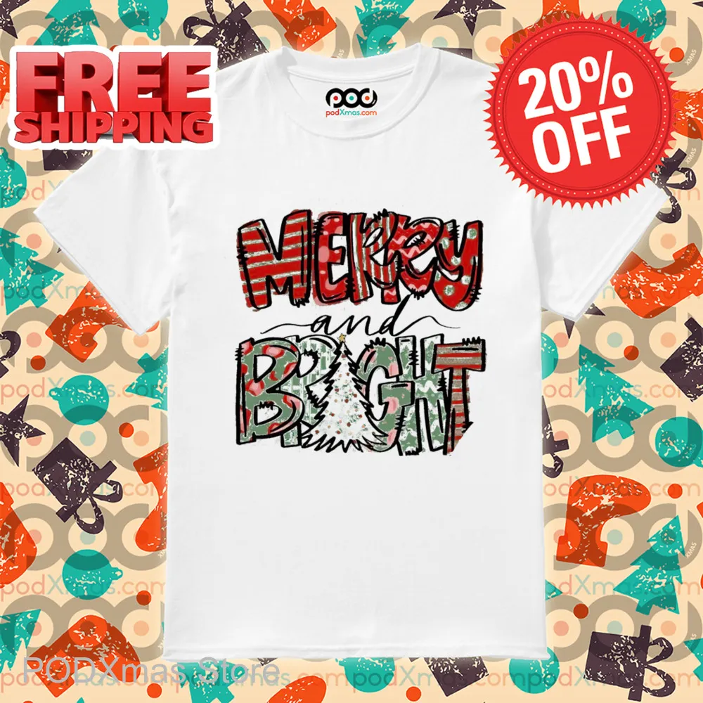 Merry Bright Christmas 2024 Shirt