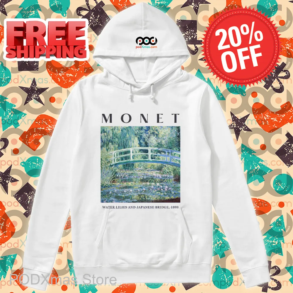 Monet Art Water Lilies And Japanese Bridge 1899 Shirt