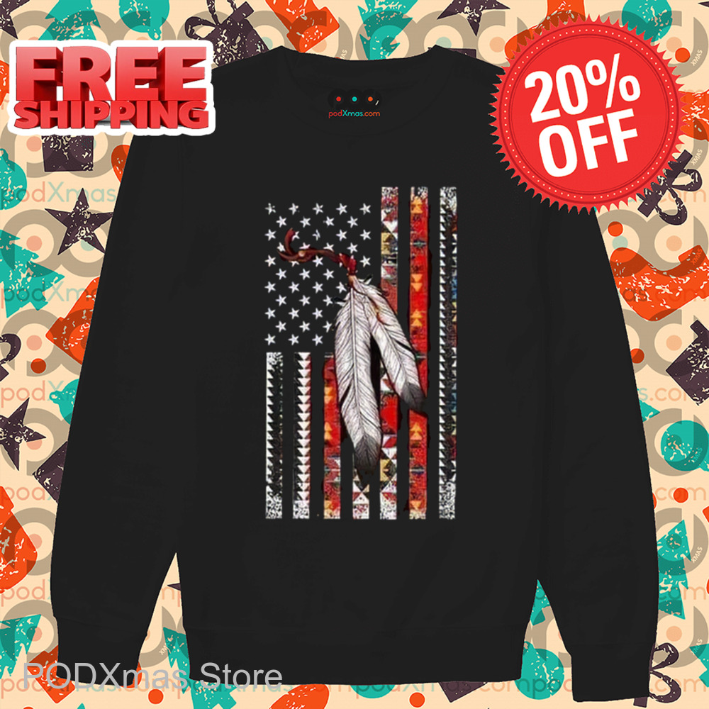 Native American Flag Vintage 2024 Shirt Native American Flag Vintage 2024 Shirt
