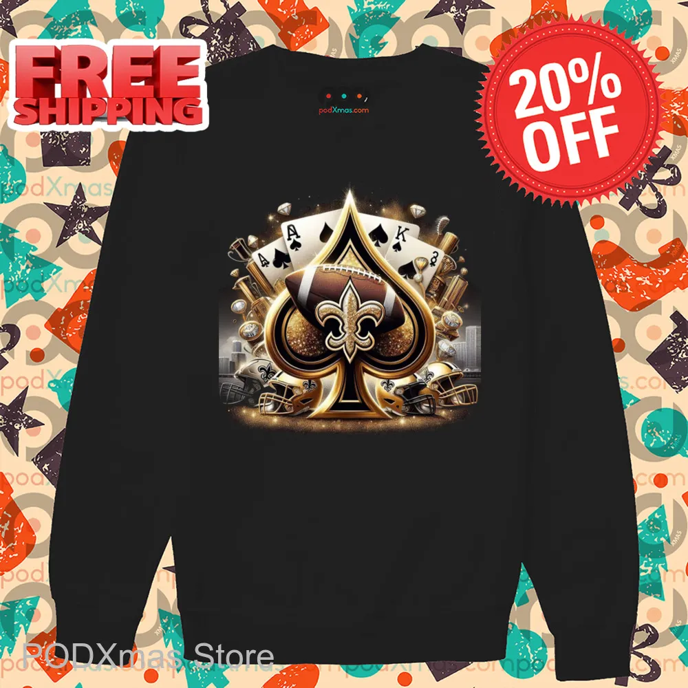 New Orleans Saints Aces Card 2024 Shirt