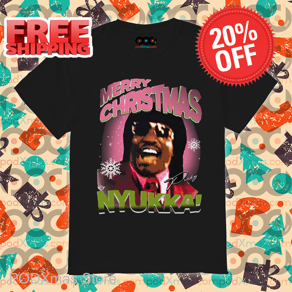 Nyukka Merry Christmas Signature 2024 Shirt