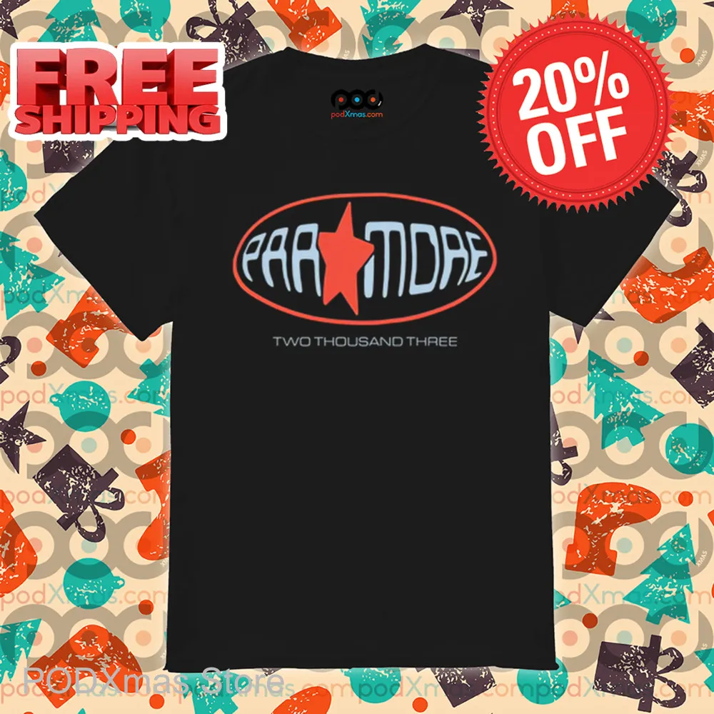 Paramore Red Star Two Thousand Three Shirt