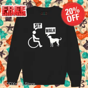 People Sit Dog Walk Shirt