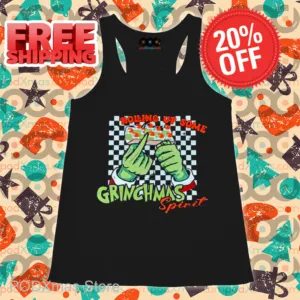 Rolling Up Some Grinchmas Spirit Christmas 2024 Shirt