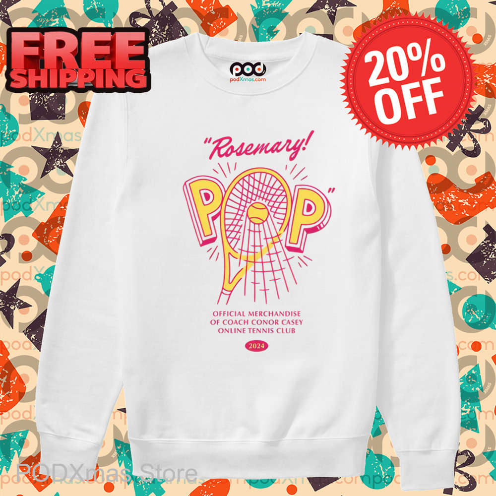 Rosemary Pop Official Merchandise Of Coach Conor Casey Online Tennis Club Shirt