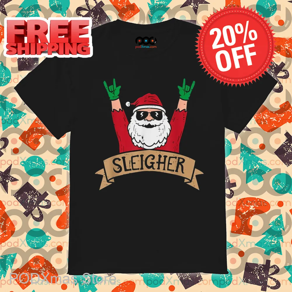 Santa Claus Sleigher Christmas 2024 Shirt