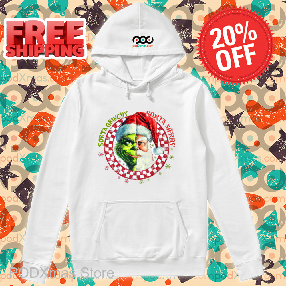 Santa Grinch Sorta Grinchy Sorta Merry Christmas 2024 Shirt