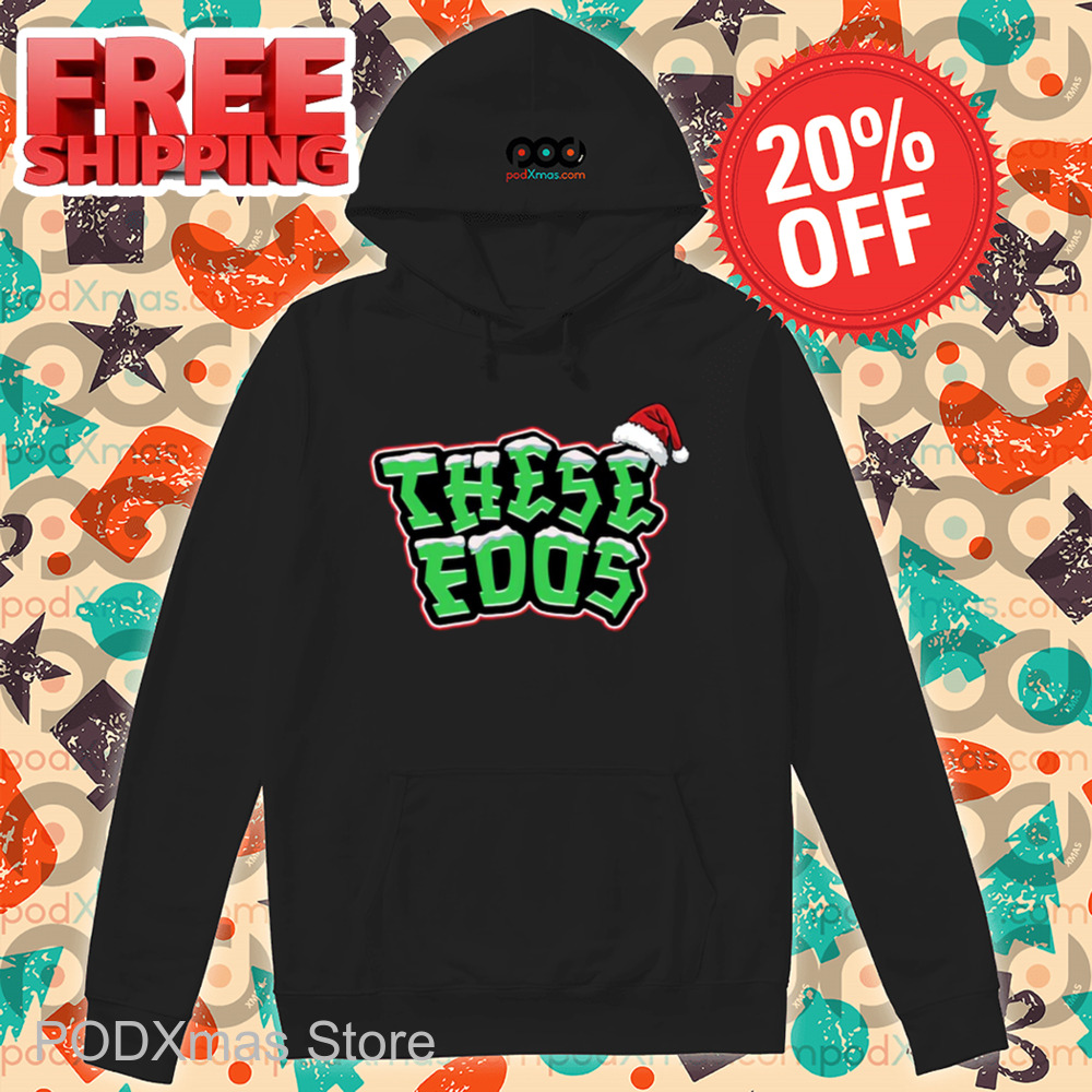Santa Hat These Foos Christmas Shirt Santa Hat These Foos Christmas Shirt