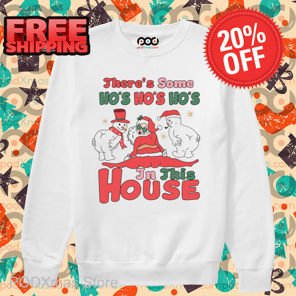 Santa Twerk There's Some Ho's Ho's Ho's In This House 2024 Shirt
