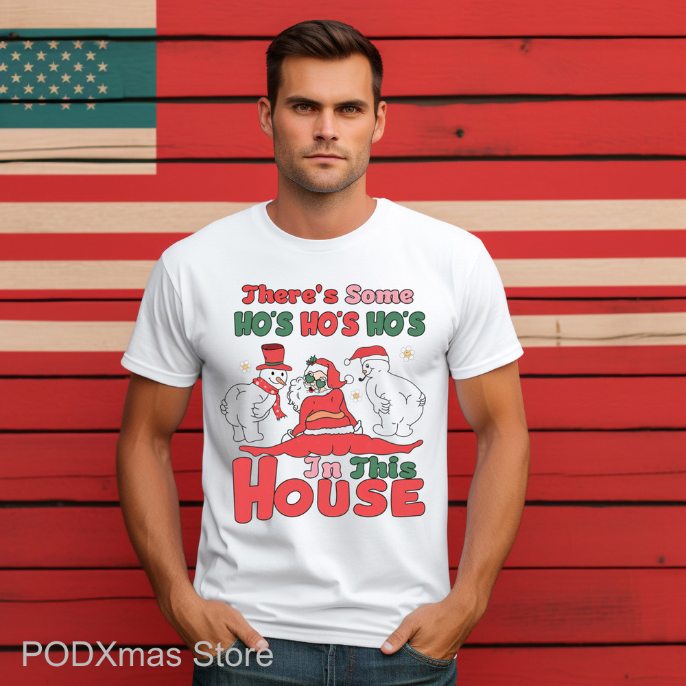 Santa Twerk There's Some Ho's Ho's Ho's In This House 2024 Shirt