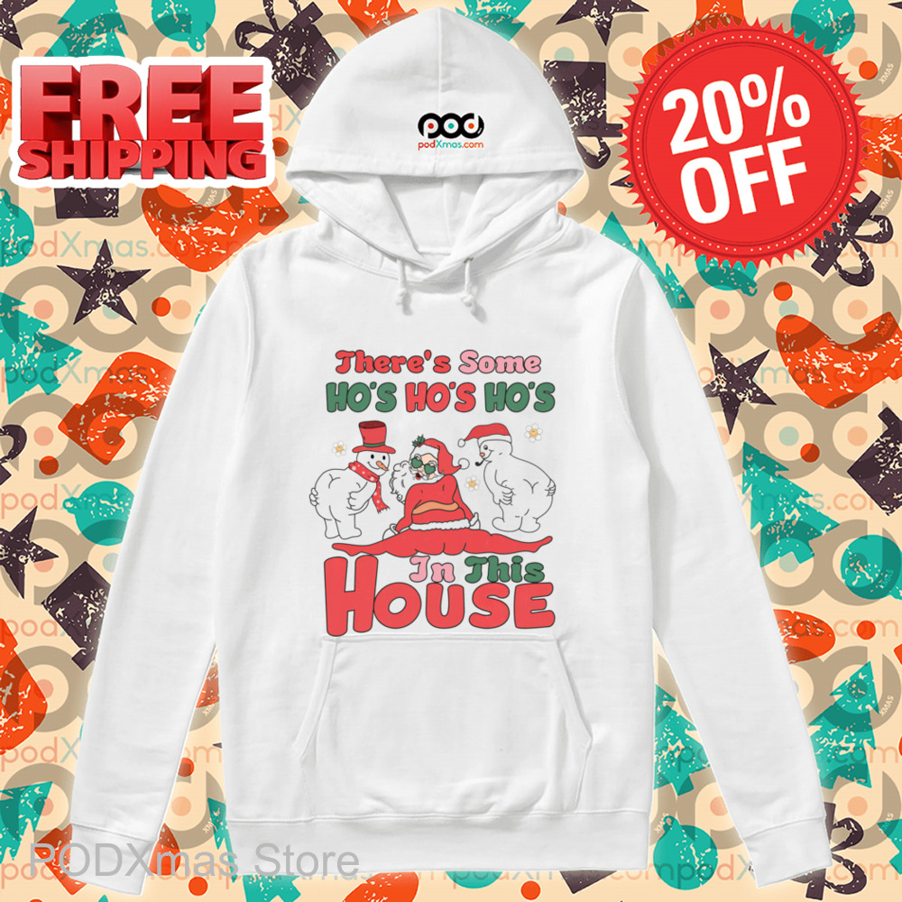 Santa Twerk There's Some Ho's Ho's Ho's In This House 2024 Shirt