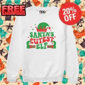 Santa's Cutest ELF Christmas 2024 Shirt