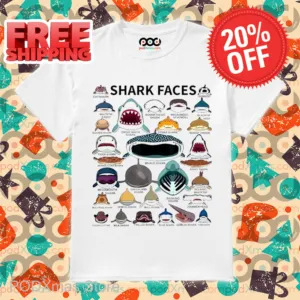 Shark Faces 2024 Shirt